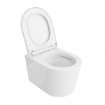 Grohe 3in1 rėmas + mygtukas juodas ir Versoni klozetas su sukūrine vandens sistema